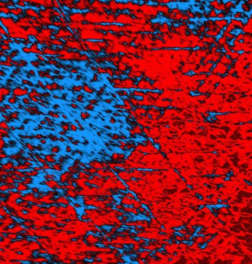 Soyut grungy desenli mavi ve kırmızı arkaplan