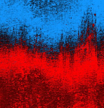 Soyut grungy desenli mavi ve kırmızı arkaplan