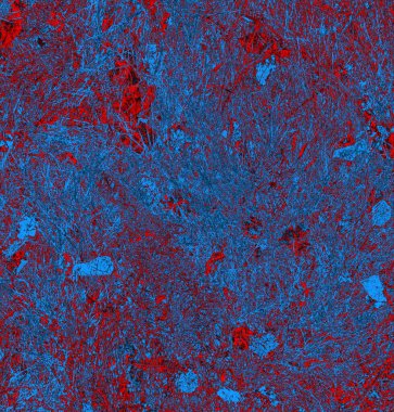 Soyut arkaplan, doku. Mavi ve kırmızı 