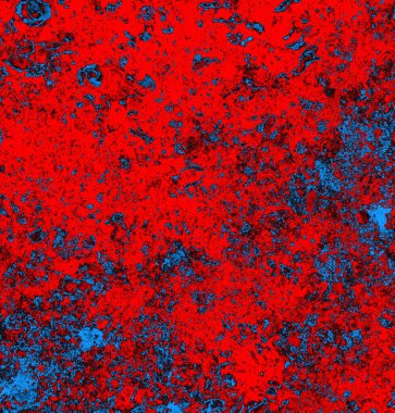 Soyut grungy desenli mavi ve kırmızı arkaplan
