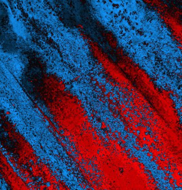 Soyut grungy desenli mavi ve kırmızı arkaplan