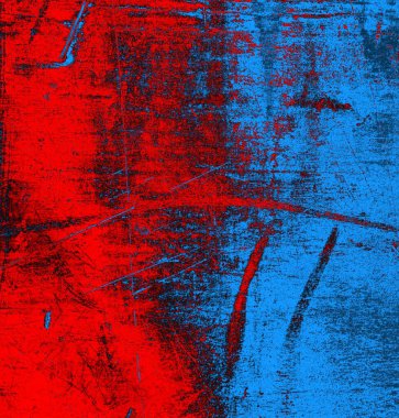 Soyut arkaplan, doku. Mavi ve kırmızı 