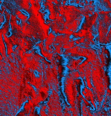 Soyut grungy desenli mavi ve kırmızı arkaplan