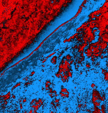 Soyut arkaplan, doku. Mavi ve kırmızı 