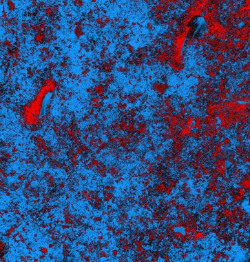 Soyut arkaplan, doku. Mavi ve kırmızı 