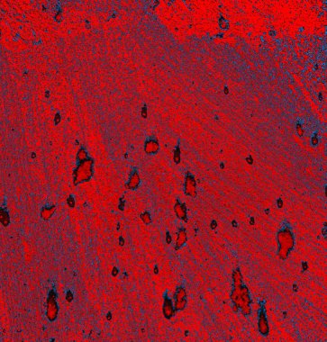 Soyut grungy desenli mavi ve kırmızı arkaplan