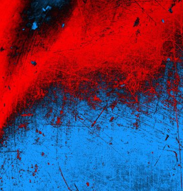 Soyut arkaplan, doku. Mavi ve kırmızı 