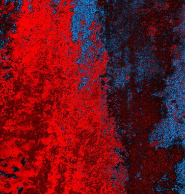 Soyut grungy desenli mavi ve kırmızı arkaplan