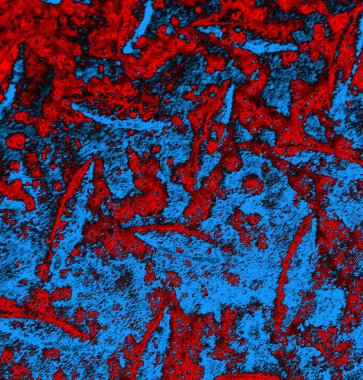 Soyut arkaplan, doku. Mavi ve kırmızı 