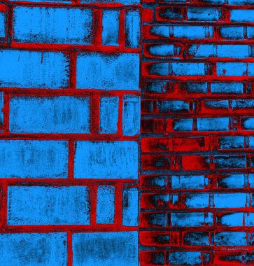 Soyut arkaplan, doku. Mavi ve kırmızı 