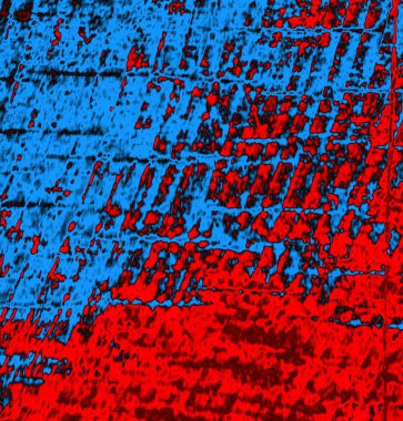 Soyut grungy desenli mavi ve kırmızı arkaplan