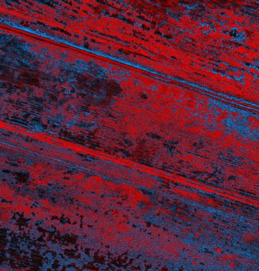 Soyut grungy desenli mavi ve kırmızı arkaplan