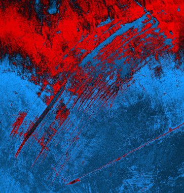 Soyut arkaplan, doku. Mavi ve kırmızı 