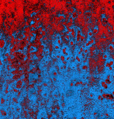 Soyut arkaplan, doku. Mavi ve kırmızı 