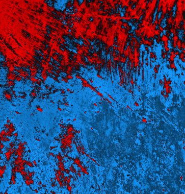 Soyut arkaplan, doku. Mavi ve kırmızı 