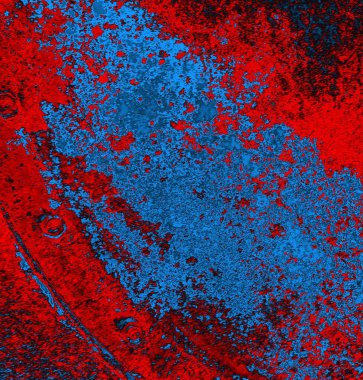 Soyut arkaplan, doku. Mavi ve kırmızı 