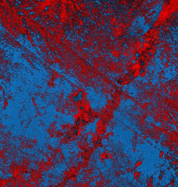 Soyut arkaplan, doku. Mavi ve kırmızı 