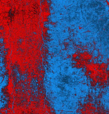 Soyut arkaplan, doku. Mavi ve kırmızı 