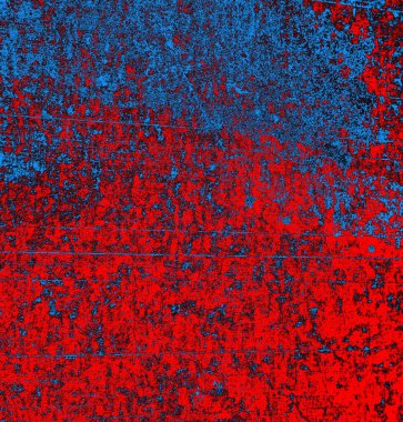 Soyut grungy desenli mavi ve kırmızı arkaplan