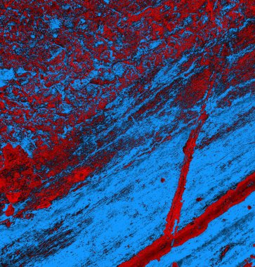 Soyut arkaplan, doku. Mavi ve kırmızı 