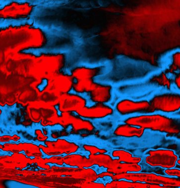 Soyut grungy desenli mavi ve kırmızı arkaplan