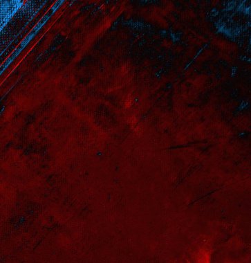 Soyut grungy desenli mavi ve kırmızı arkaplan