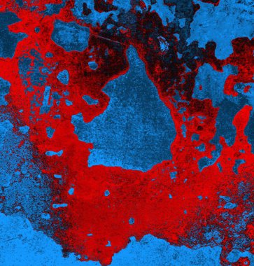 Soyut arkaplan, doku. Mavi ve kırmızı 