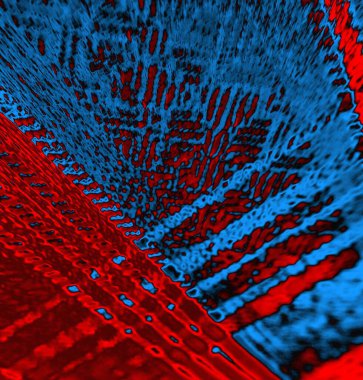 Soyut grungy desenli mavi ve kırmızı arkaplan