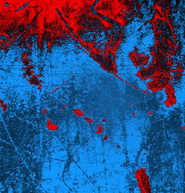 Soyut arkaplan, doku. Mavi ve kırmızı 