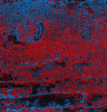 Soyut grungy desenli mavi ve kırmızı arkaplan