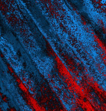 Soyut grungy desenli mavi ve kırmızı arkaplan