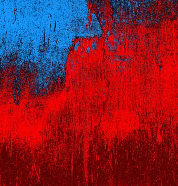Streszczenie Grungy Teksturowane Niebieskie Czerwone Tło — Zdjęcie stockowe
