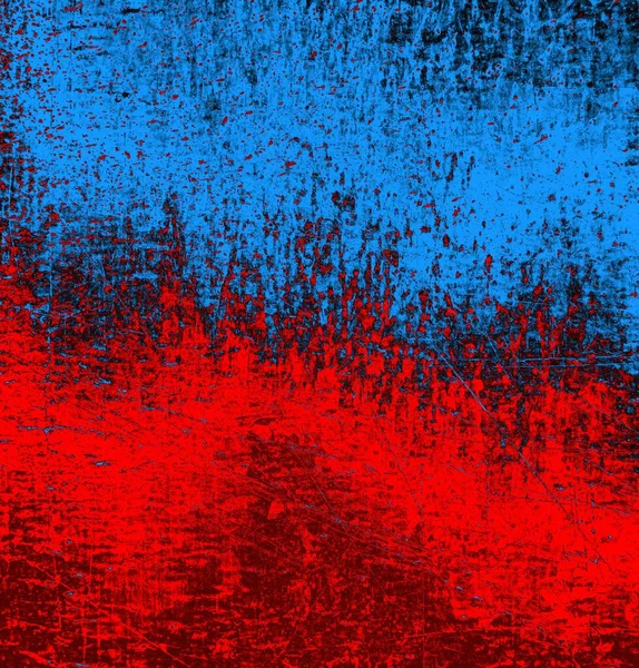 Abstrato Grungy Texturizado Azul Vermelho Fundo — Fotografia de Stock