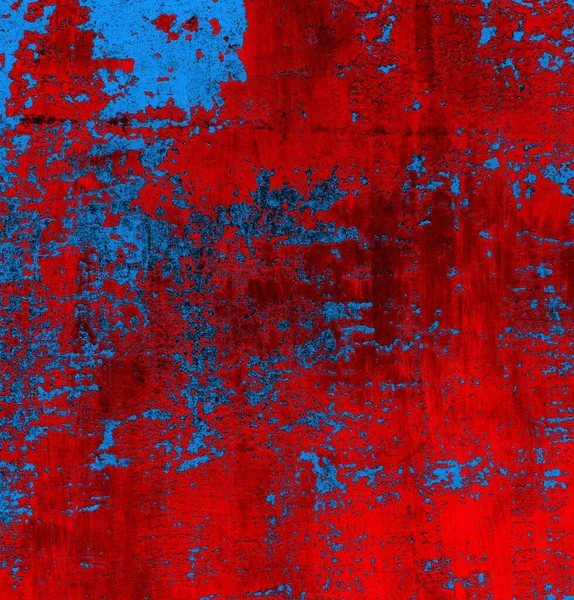 Abstrato Grungy Texturizado Azul Vermelho Fundo — Fotografia de Stock