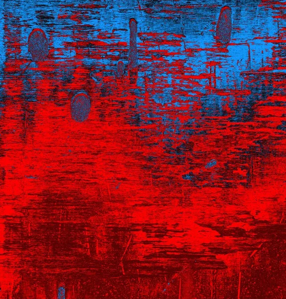 Absztrakt Grungy Texturált Kék Piros Háttér — Stock Fotó