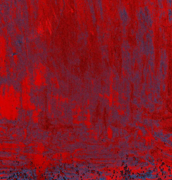 Astratto Grungy Strutturato Sfondo Blu Rosso — Foto Stock