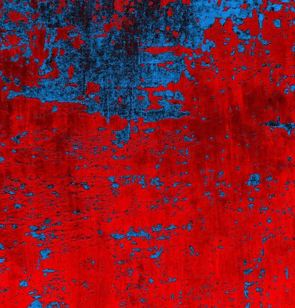 Abstrato Grungy Texturizado Azul Vermelho Fundo — Fotografia de Stock