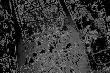 Soyut arkaplan. Monokrom dokusu. Resim siyah ve beyaz tonları içerir.