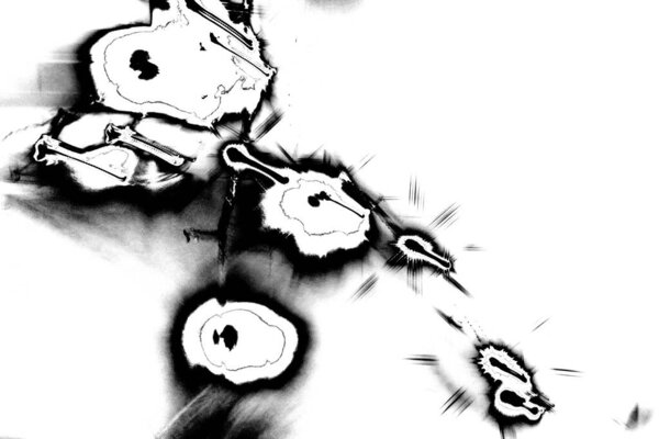 Абстрактный фактурный черно-белый фон