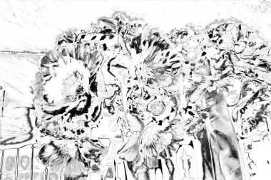 Soyut arkaplan. Monokrom dokusu. Resim siyah ve beyaz tonları içerir.