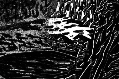 Soyut arkaplan. Monokrom dokusu. Resim siyah ve beyaz tonları içerir.