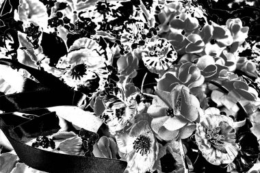 Soyut arkaplan. Monokrom dokusu. Resim siyah ve beyaz tonları içerir.