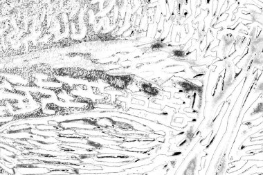Soyut arkaplan. Monokrom dokusu. Resim siyah ve beyaz tonları içerir.