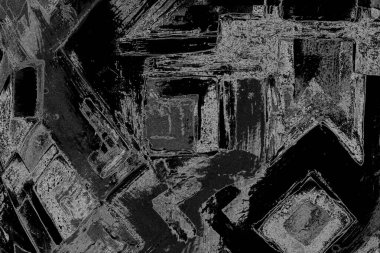 Soyut arkaplan. Monokrom dokusu. Resim siyah ve beyaz tonları içerir.