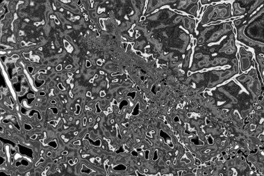 Soyut arkaplan. Monokrom dokusu. Resim siyah ve beyaz tonları içerir.