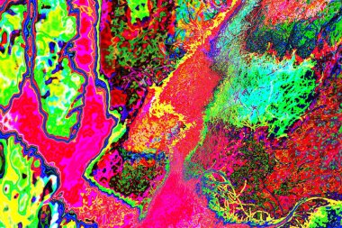 Soyut arkaplan. Çoklu renkli doku çizimi.