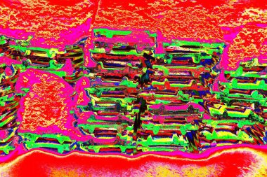 Soyut arkaplan. Çoklu renkli doku çizimi.