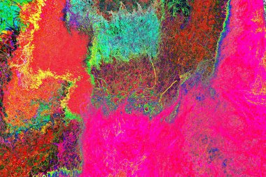 Soyut arkaplan. Çoklu renkli doku çizimi.