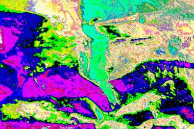 Soyut arkaplan. Çoklu renkli doku çizimi.