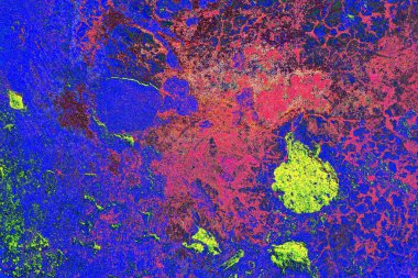 Soyut arkaplan. Çoklu renkli doku çizimi.